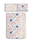 Baby Bettwäsche Sterne Beige Beige - Textil - 100 x 135 x 1 cm