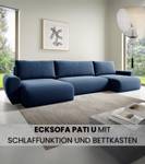 Ecksofa PATI U Himmelblau