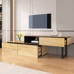 Sideboard Astraios Ⅲ Braun - Holzwerkstoff - Metall - Massivholz - Holzart/Dekor - 34 x 50 x 200 cm