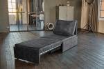 Fauteuil-lit DELLA Velvet Anthracite