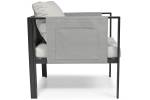 Loungeset IBIZA (4er Set) Schwarz - Metall - 123 x 66 x 72 cm