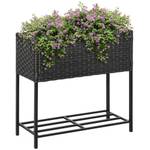 Hochbeet 867-038 Polyrattan - 30 x 70 x 70 cm