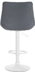 Tabouret de bar Toni Lot de 2 Gris