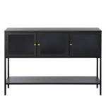 Buffet design Adare Noir - Métal - 132 x 88 x 40 cm