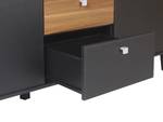 Sideboard KURO Schwarz - Braun - Holzwerkstoff - 160 x 74 x 40 cm