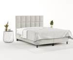 Premium Boxspringbett Anabelle Grau - Breite: 140 cm