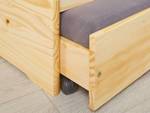 Einzelbett in drei Betten umwandelbar Braun - Holz teilmassiv - 97 x 65 x 209 cm