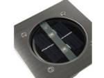 2x LED Bodeneinbaustrahler außen IP67 Silber - Metall - 10 x 5 x 10 cm