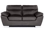 Sofa aus rekonstituiertem Leder/PVC " DA Braun - Tiefe: 169 cm