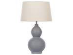 Tischlampen YENISEI Beige - Grau - Keramik - 35 x 56 x 35 cm