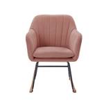 Fauteuil à bascule ELSA Rose foncé