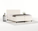 Boxspringbett Gwen Creme - 160 x 110 x 208 cm - H3