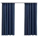 Rideau (lot de 2) 3003243 Bleu - Hauteur : 175 cm