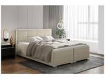 Boxspringbett Elizabeth Beige - Breite: 146 cm - H4