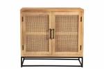 Kommode CANE Braun - Massivholz - Holzart/Dekor - 85 x 80 x 35 cm