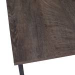 Bureau ELMO DK WD BK Marron - En partie en bois massif - 60 x 75 x 120 cm