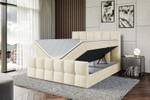 Boxspringbett RICAR-Z Beige - Breite: 140 cm - H4