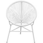 Chaise de jardin 42072 Blanc - Métal - Polyrotin - 66 x 87 x 69 cm