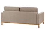 2-Sitzer Sofa SIGGARD Beige - Eiche Hell - Taupe