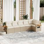 Gartensitzgruppe K3628(6-tlg) Beige - Massivholz - 69 x 62 x 62 cm