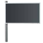 TV Wandhalterung solution art 123 Gr. 2 Silber - Metall - 4 x 150 x 9 cm