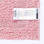 Halbrunde Badematte aus 100% Baumwolle Pink