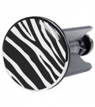 Waschbeckenstöpsel Zebra Schwarz - Kunststoff - 4 x 7 x 7 cm