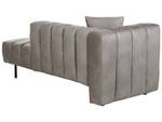 Chaiselongue LANNILS Beige - Schwarz - Taupe - Armlehne davorstehend rechts - Ecke davorstehend links