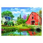 Puzzle The Red Barn Papier - 26 x 6 x 36 cm