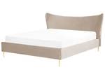 Doppelbett CHALEIX Beige - Gold - Grau - Taupe - Breite: 188 cm