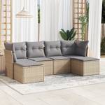 Gartensitzgruppe K5020(6-tlg) Beige - Massivholz - 69 x 117 x 234 cm