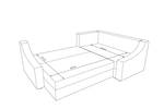 Ecksofa ONTARI-PLUS Beige - Braun - Ecke davorstehend rechts