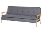 3-Sitzer Sofa TJORN Braun - Grau - Textil - 204 x 82 x 67 cm