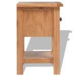 Nachttisch 243930 Braun - Holzwerkstoff - Massivholz - Holzart/Dekor - 30 x 47 x 36 cm