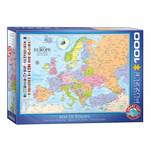 Puzzle Europakarte Teile 1000