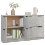 Sideboard (2er Set) 3015627 Steingrau