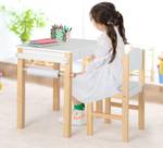 Kindertisch-Set TK32342IT Weiß - Massivholz - 40 x 53 x 48 cm