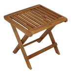 Klapphocker FRANCE 45x45cm Braun - Massivholz - Holzart/Dekor - 45 x 46 x 45 cm