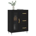 Sideboard F17128 Schwarz - Holzwerkstoff - 70 x 90 x 34 cm