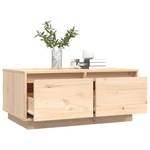 Couchtisch D595 Braun - Massivholz - 50 x 35 x 80 cm