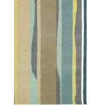 Tapis salon CRESSIDA Vert - Fourrure véritable - 170 x 18 x 240 cm