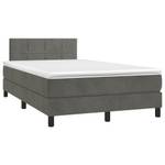 Boxspringbett 3017268-8 Dunkelgrau - 120 x 203 cm