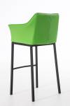 Tabouret de bar Damaso Vert - Noir