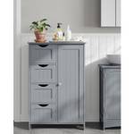 Badezimmerschrank Vientiane Grau - Holzwerkstoff - 55 x 82 x 30 cm