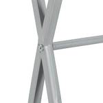 Porte-Serviettes Sur Pied Design X Marron - Argenté - Bambou - Métal - 46 x 93 x 20 cm