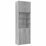 Highboard DE2039 Grau - Holzwerkstoff - 43 x 249 x 80 cm