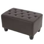 Fauteuil relax Chesterfield (2 pièces) Marron - Cuir synthétique - 109 x 74 x 90 cm