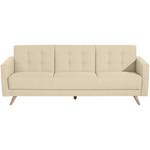 Julian Sofa 3-Sitzer mit Bettfunktion Beige