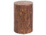 Table d'appoint DAWSON Marron - Bois massif - 30 x 46 x 30 cm