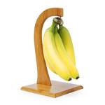 Porte-banane SHELDON présentoir banane Marron - Bambou - Métal - 16 x 29 x 16 cm
